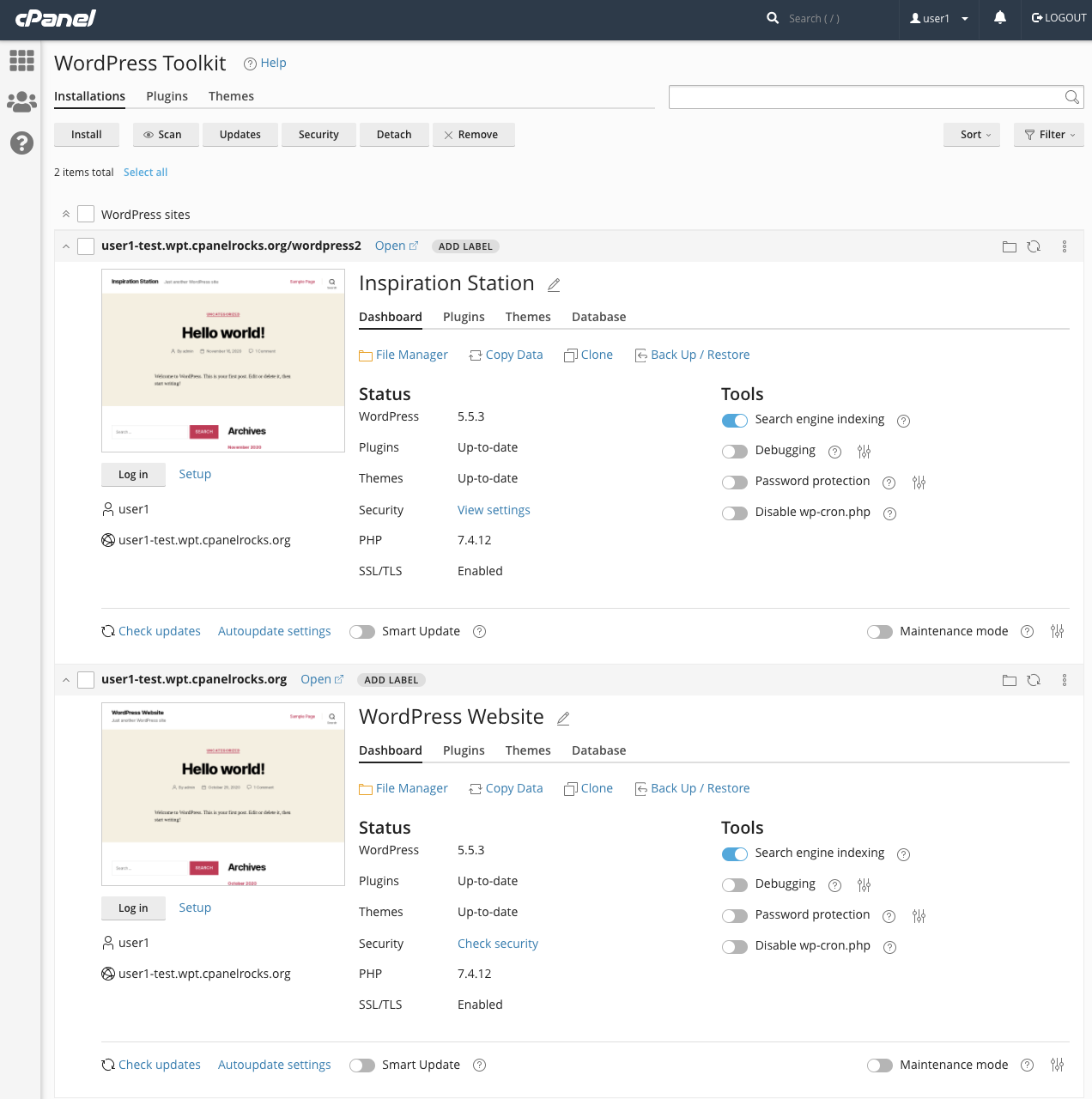 WordPress Toolkit Overview