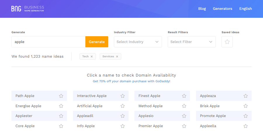 business name generator