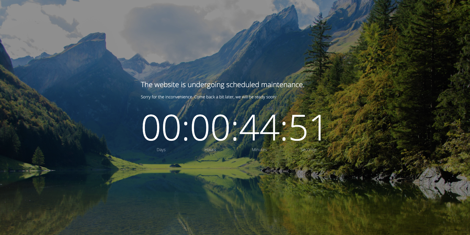 WordPress Toolkit maintenance mode preview