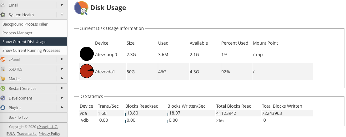 How to Manage your Hard Drive Space in cPanel