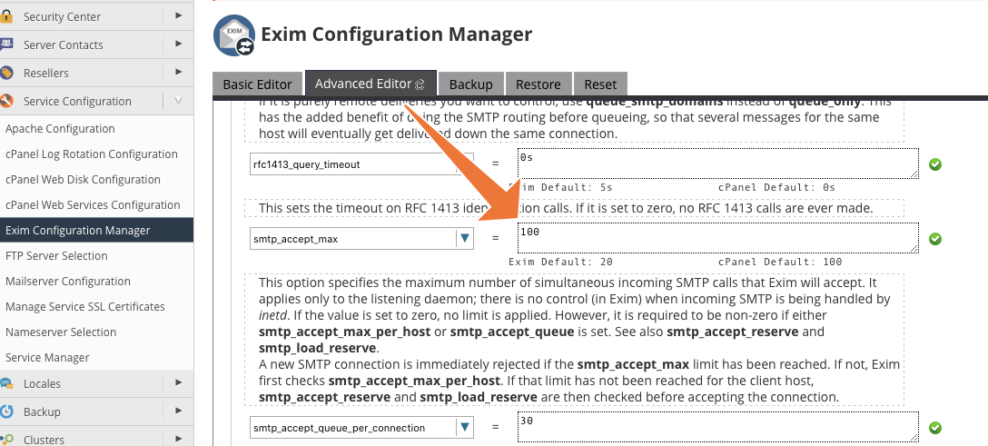 Too Many Concurrent SMTP Connections