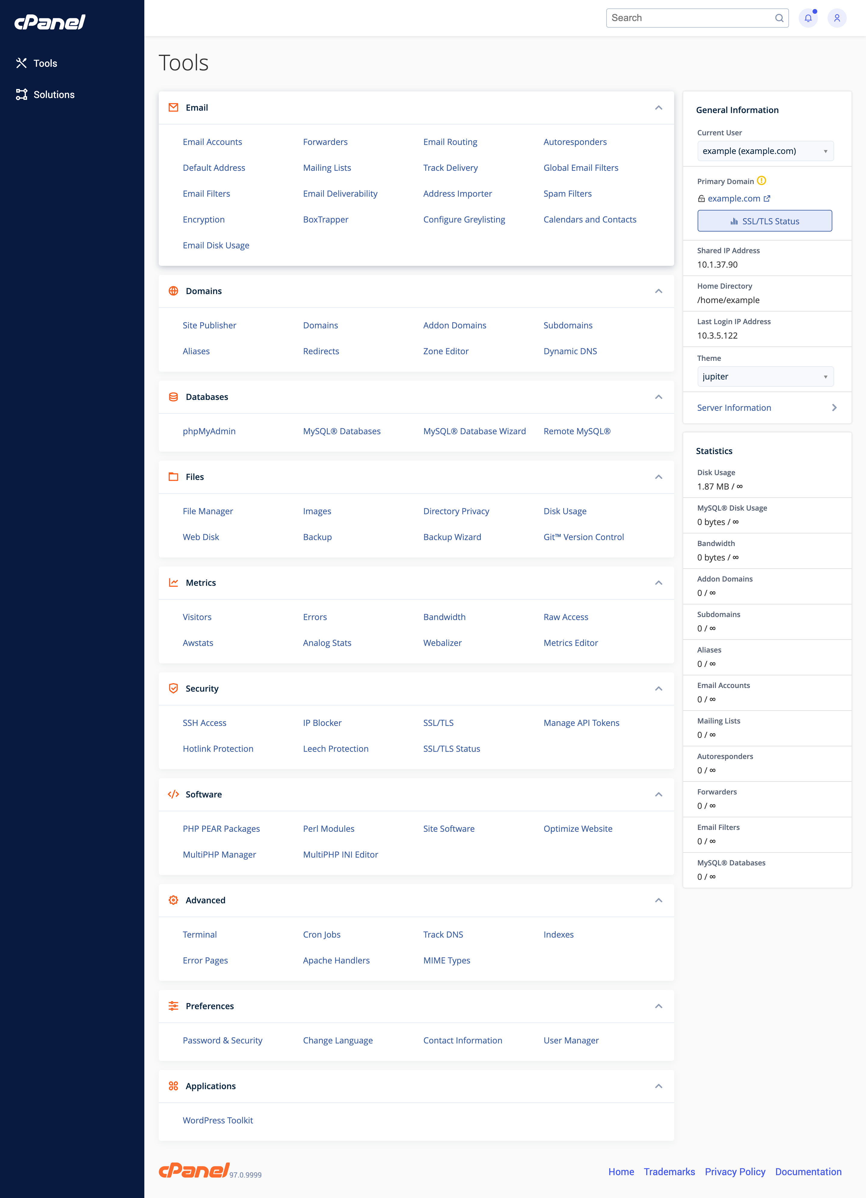 Introducing Jupiter – A New Look For cPanel