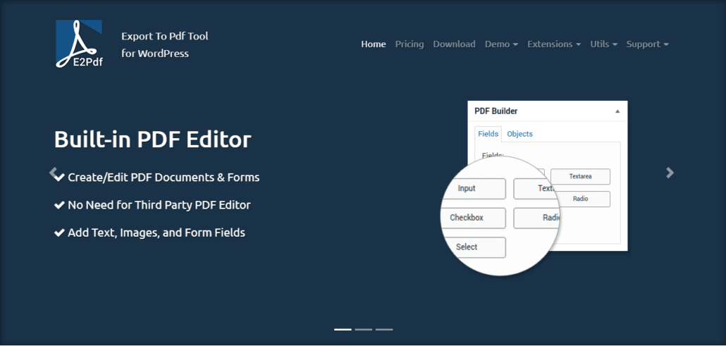 E2Pdf PDF Viewer and Editor