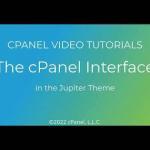 cPanel Tutorials: The cPanel Interface - Jupiter - Hosting Tutorials